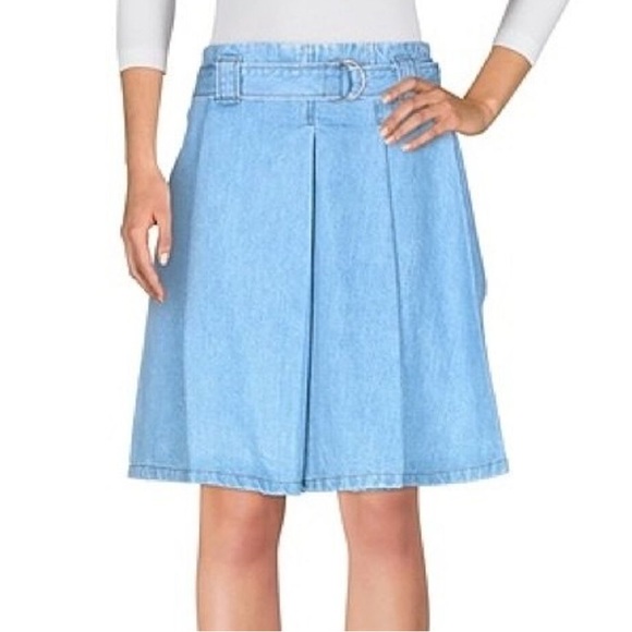 ACNE studios Blå Konst Jean Denim skirt with belt sz40 - Picture 1 of 9